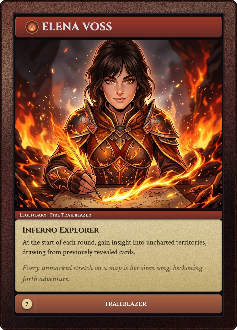 Elena Voss — Fire card